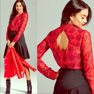 Cabi Diamond Print Top